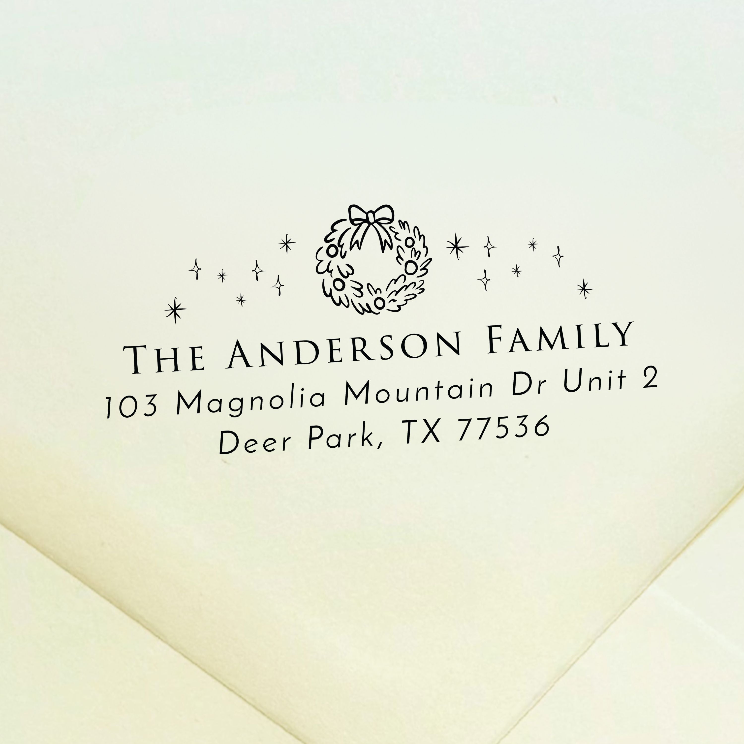 Christmas Address Stamps