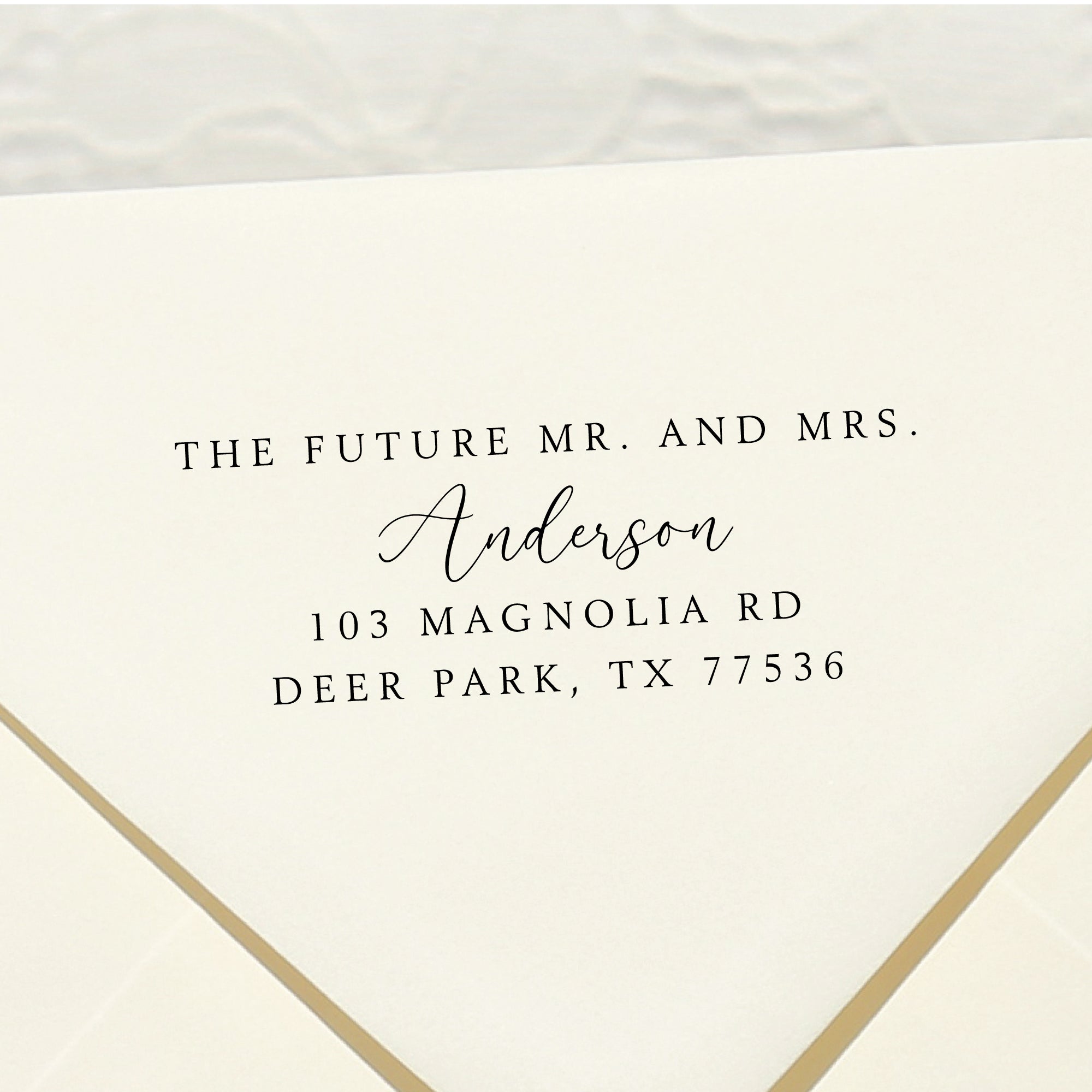 Wedding Address Stamps