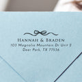Ribbon Bow Wedding Stamp