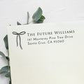 Delicate Bow Wedding Stamp