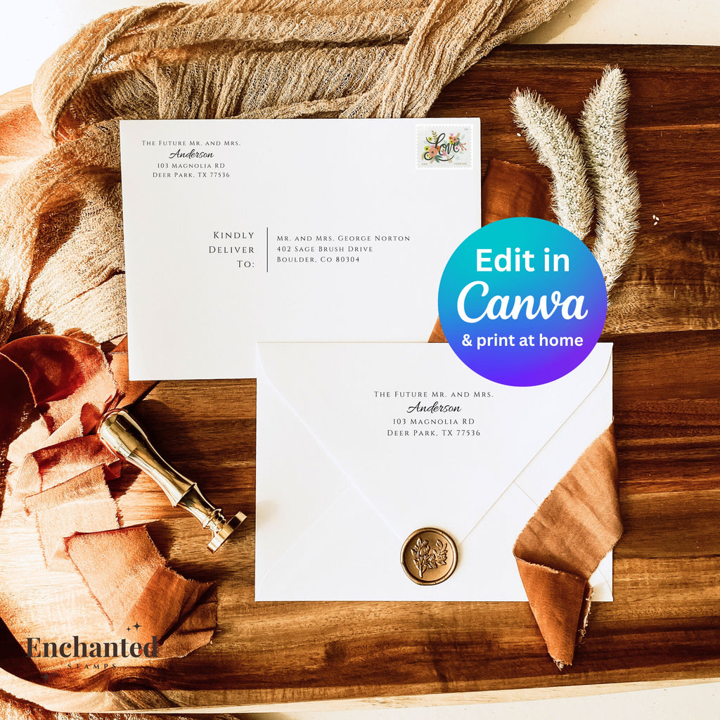 Classic Envelope Canva Template