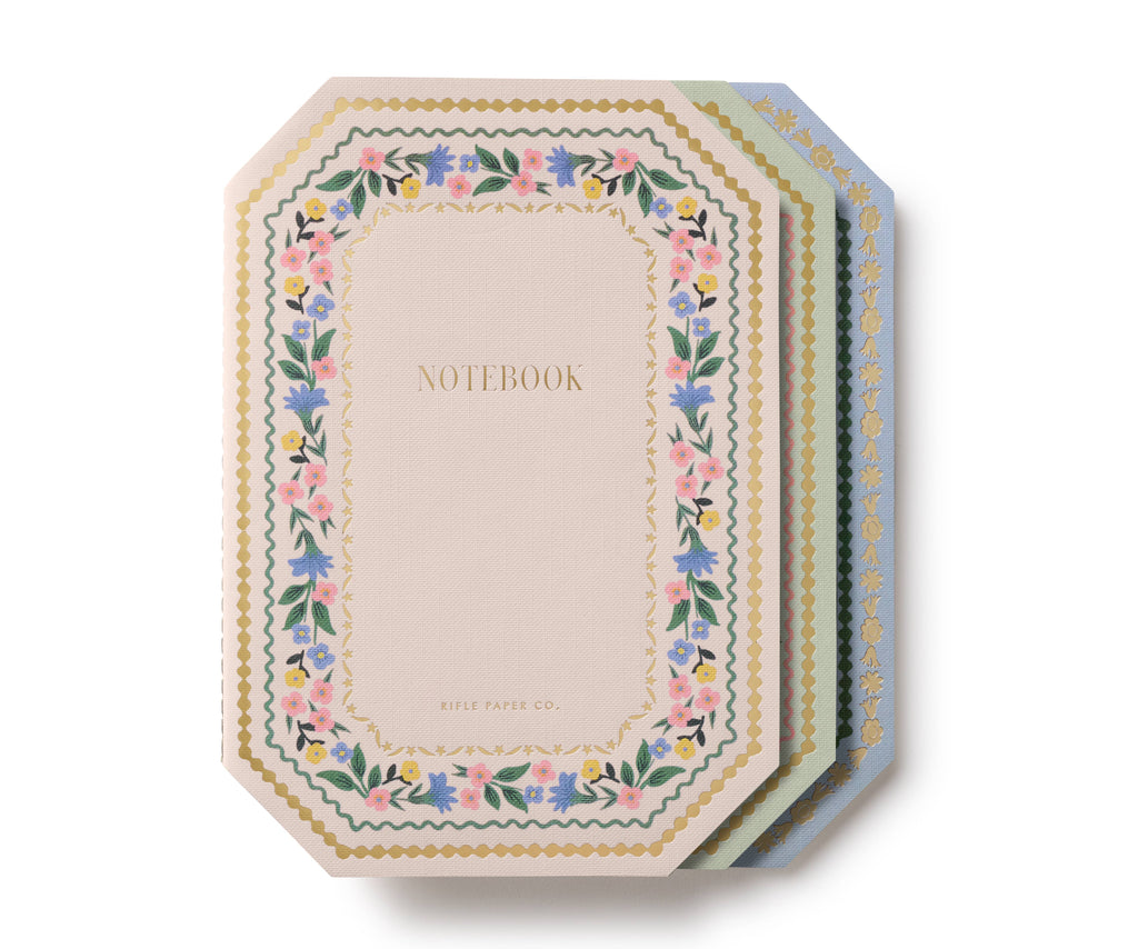 Set of 3 Gemma Notebooks by Rifle Paper Co.®