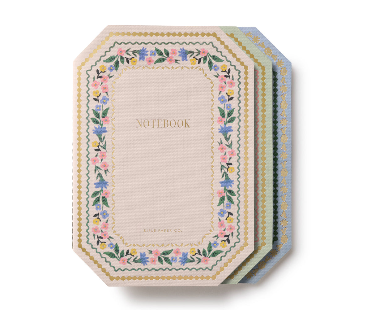 Set of 3 Gemma Notebooks by Rifle Paper Co.®
