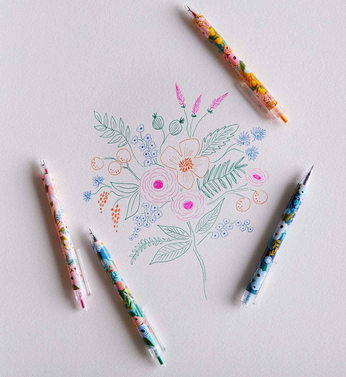 Set of 4 Garden Party Gel Pens by Rifle Paper Co.®