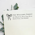 Whimsy Bow Return Address Stamp