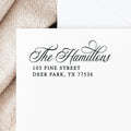 Calligraphy Return Address Stamp v4