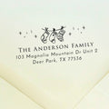 Christmas Stockings Return Address Stamp