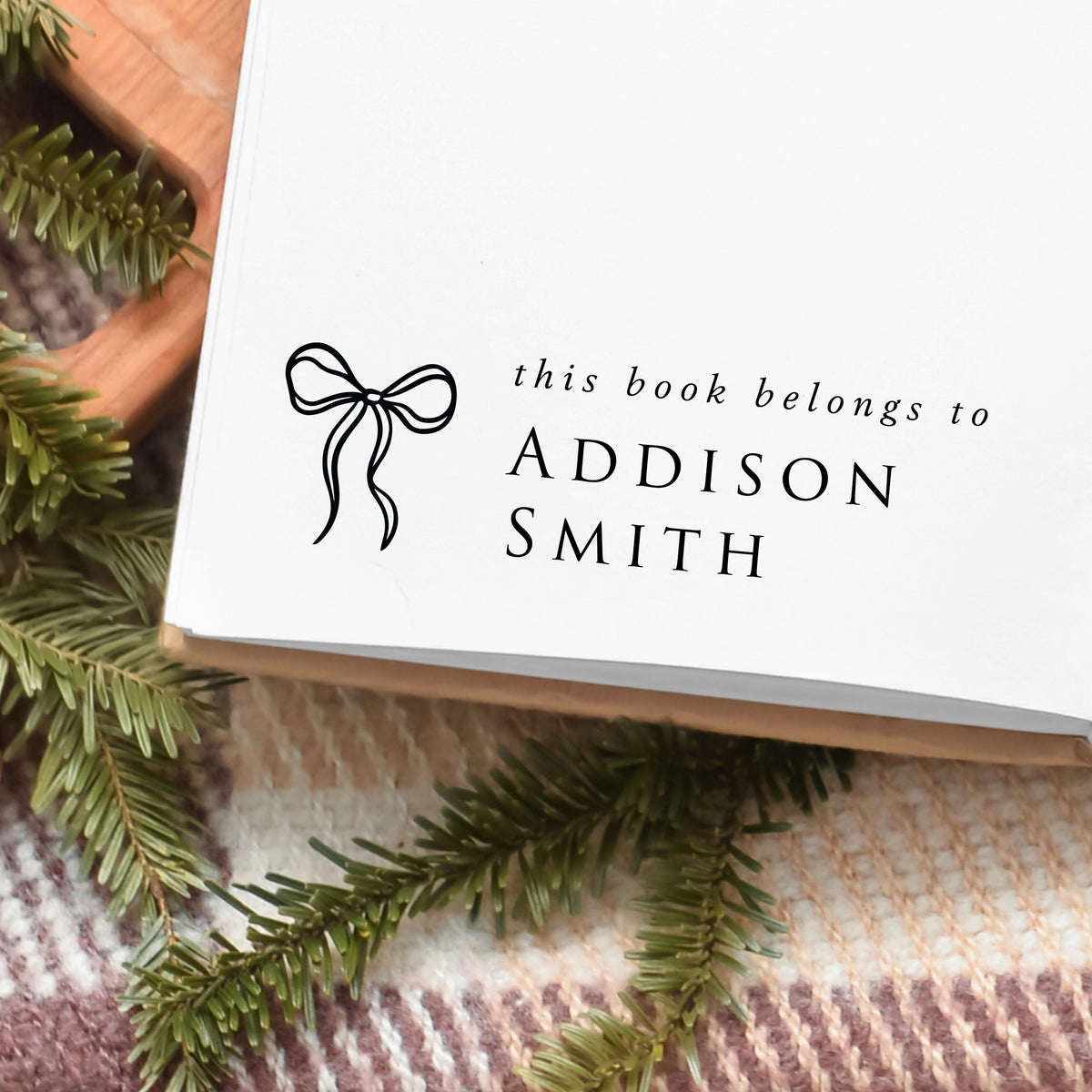Bow Book Stamp v6