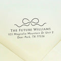 Elegant Bow Wedding Stamp