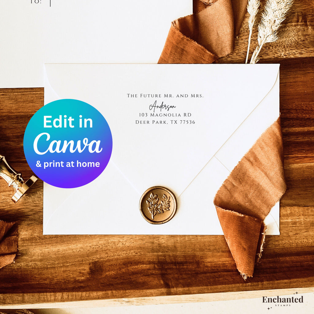 Elegant Envelope Canva Template