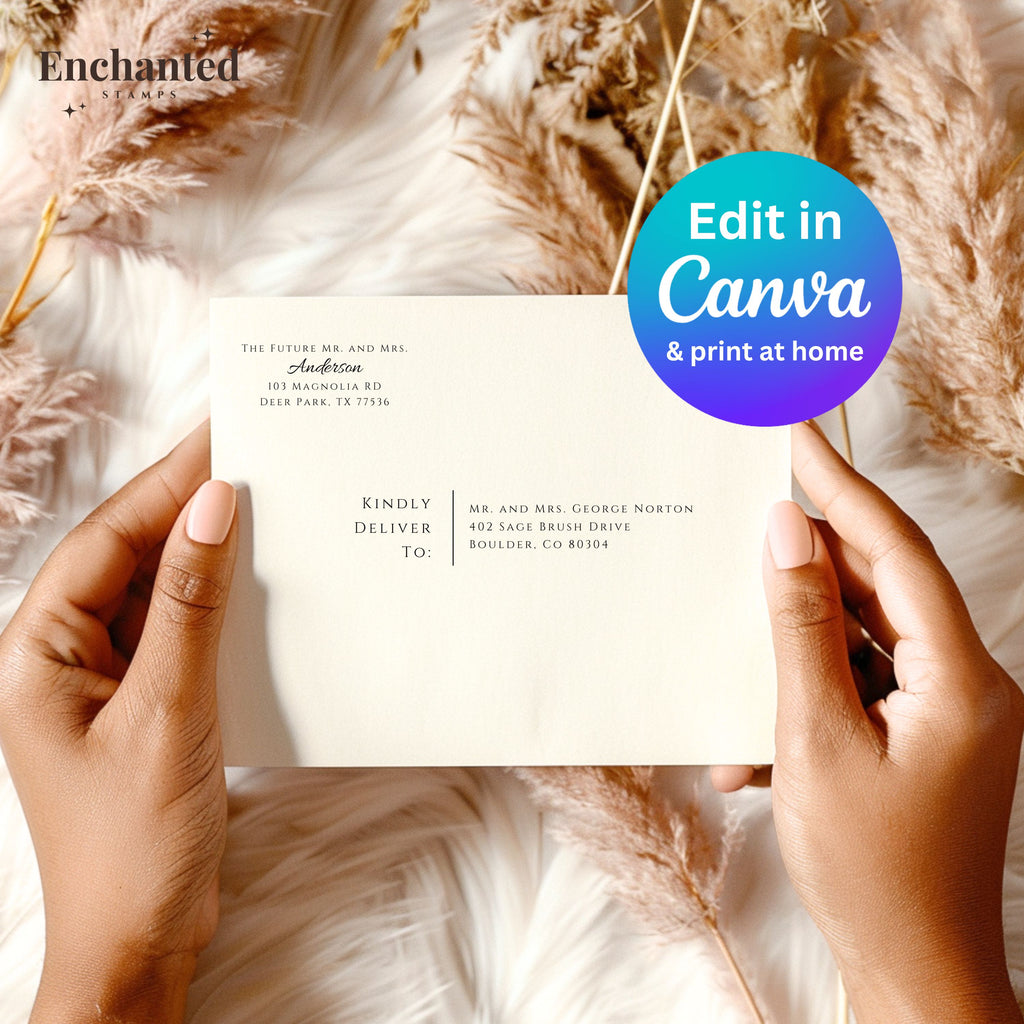 Classic Envelope Canva Template
