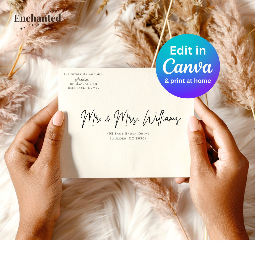 Elegant Envelope Canva Template