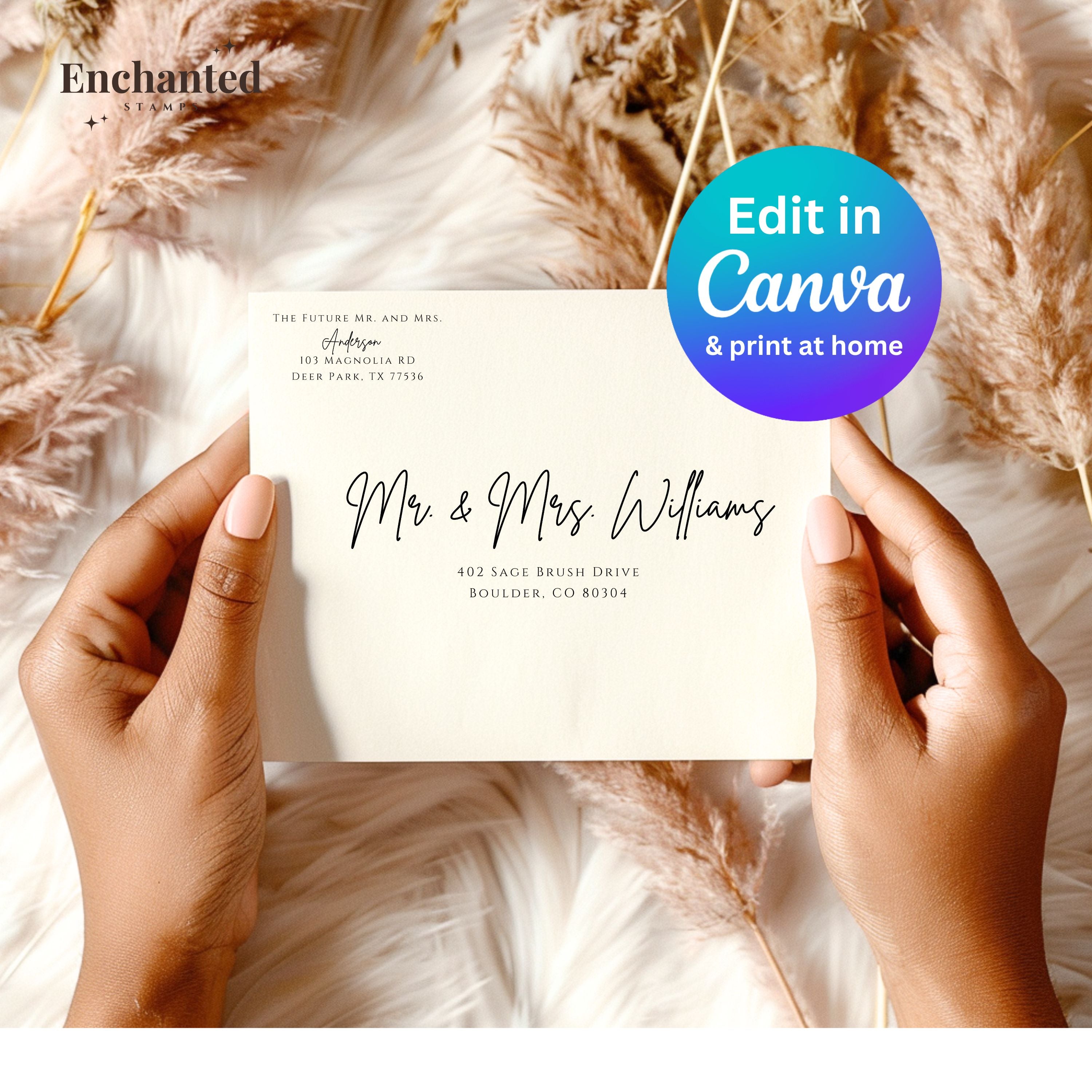 Elegant Envelope Canva Template