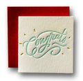 Congrats Tiny Greeting Card & Envelope