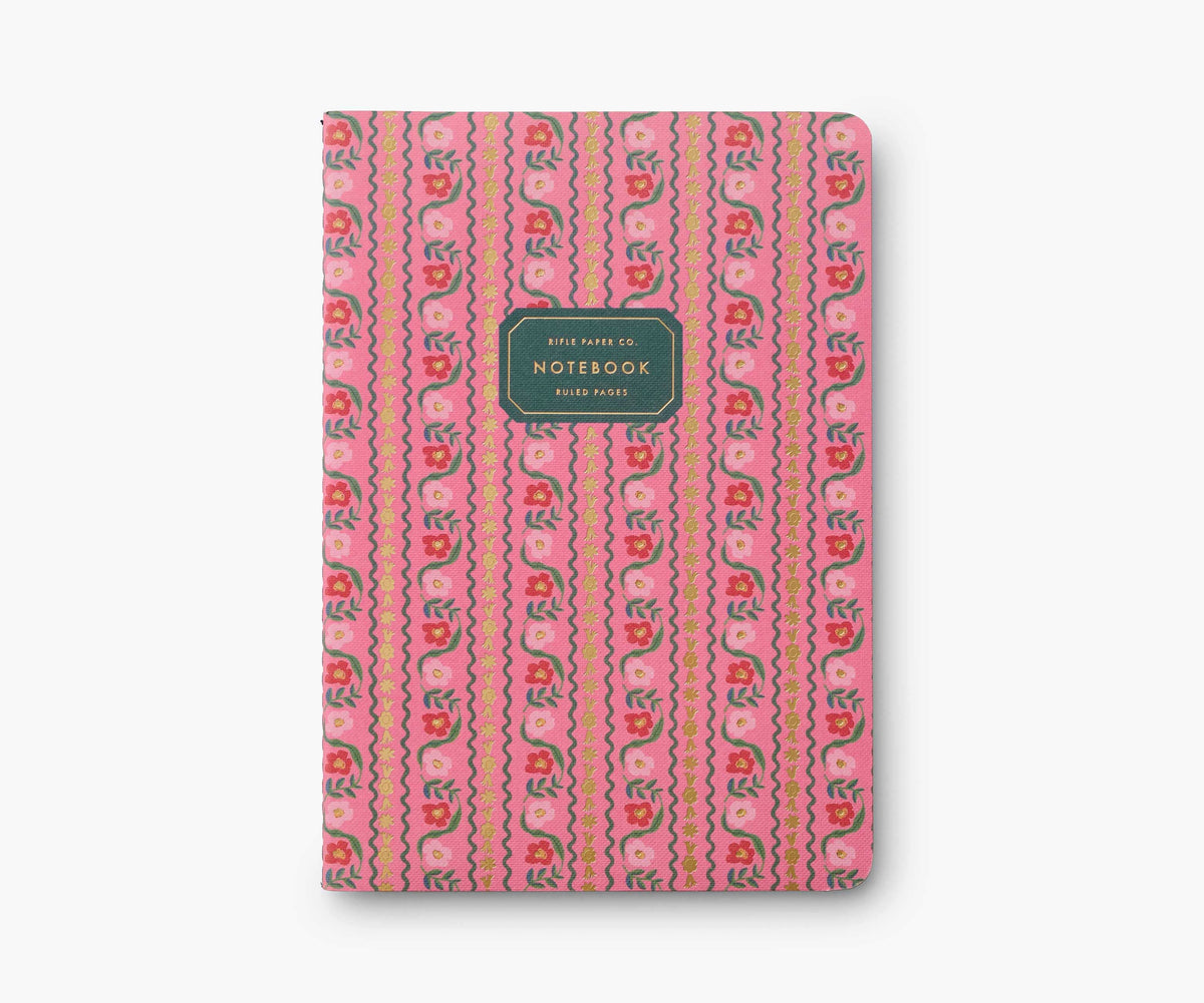 Set of 3 Rifle Paper Co.® Dahlia Notebooks