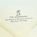 New Years Return Address Stamp