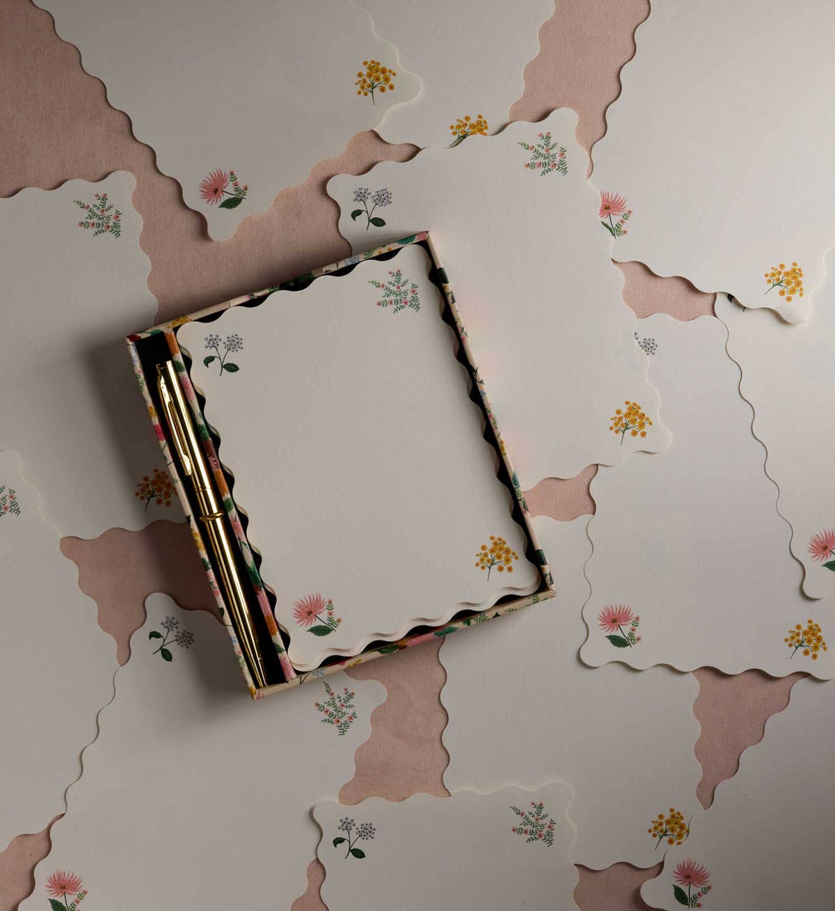 Dahlia Note Writing Set with Gold Pen by Rifle Paper Co.®