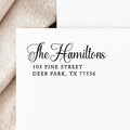 Calligraphy Return Address Stamp v6