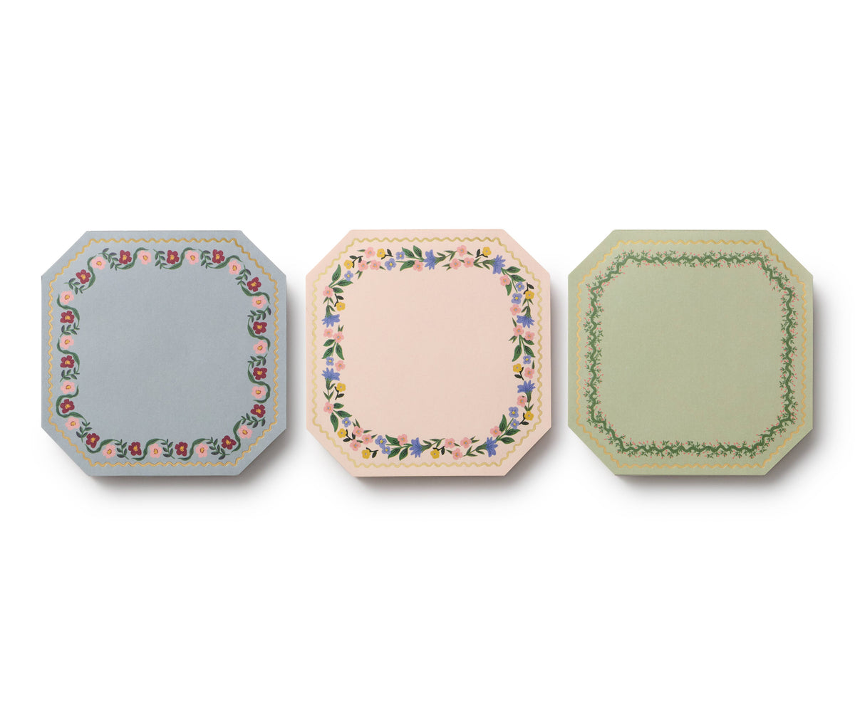 Set of 3 Gemma Mini Notepads by Rifle Paper Co.®