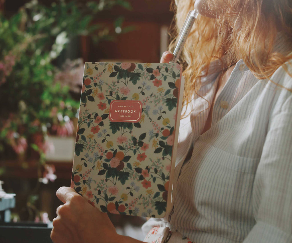 Set of 3 Rifle Paper Co.® Dahlia Notebooks
