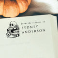 Skull Book Stamp