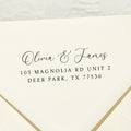 Couple Names Wedding Stamp