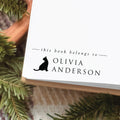 Curious Cat Book Stamp v1