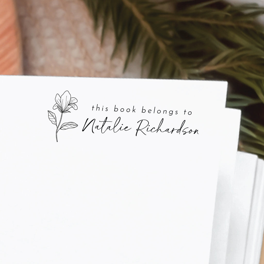 Flower Book Stamp v3