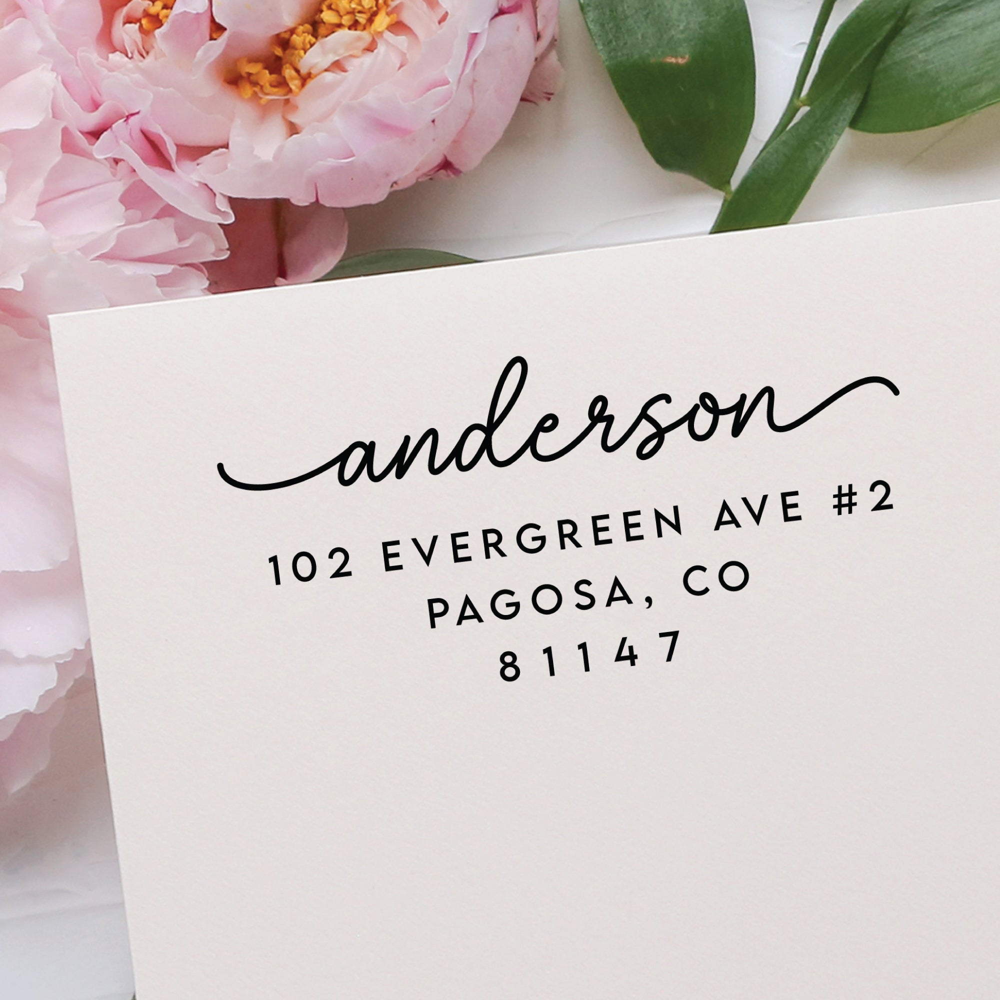 Last Name Return Address Stamp v1