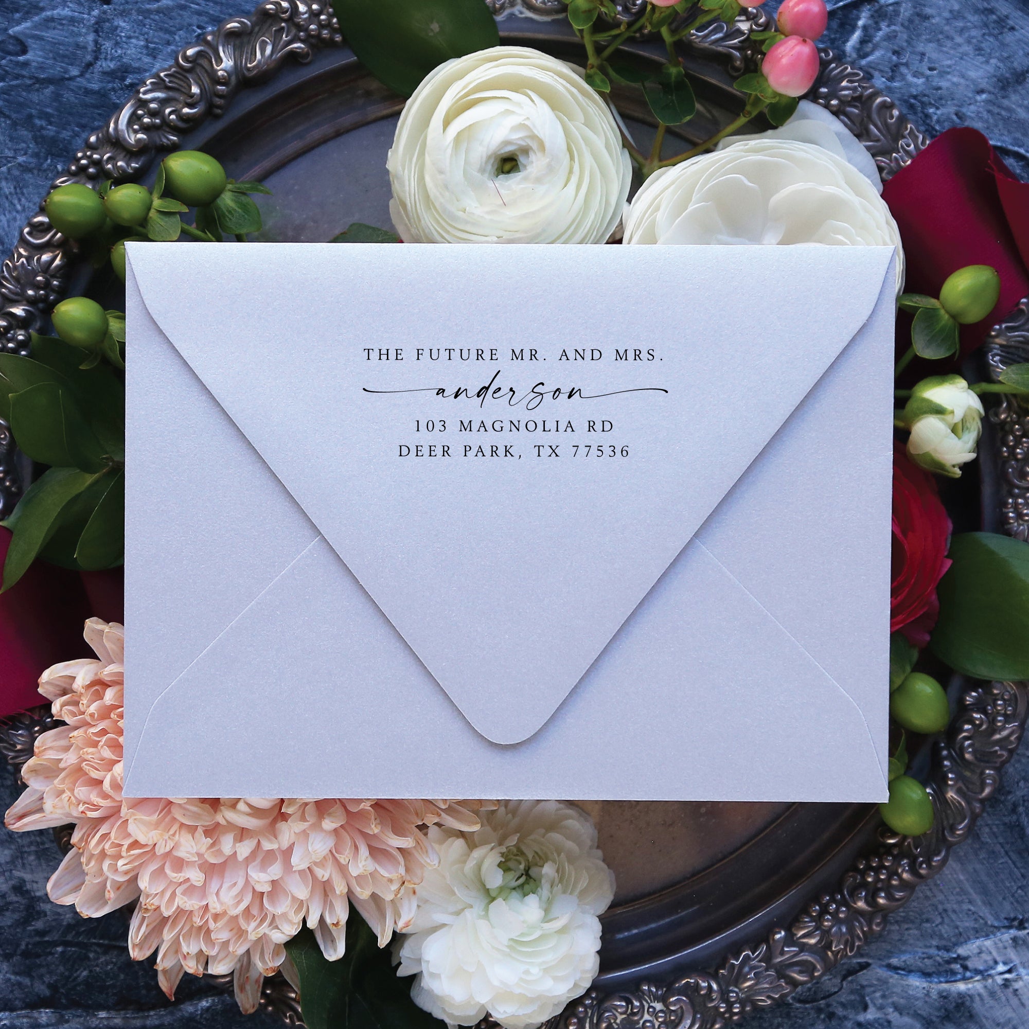 The Future Mr. and Mrs. Wedding Stamp v1