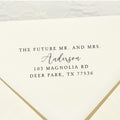 The Future Mr. and Mrs. Wedding Stamp v2