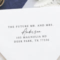 The Future Mr. and Mrs. Wedding Stamp v3