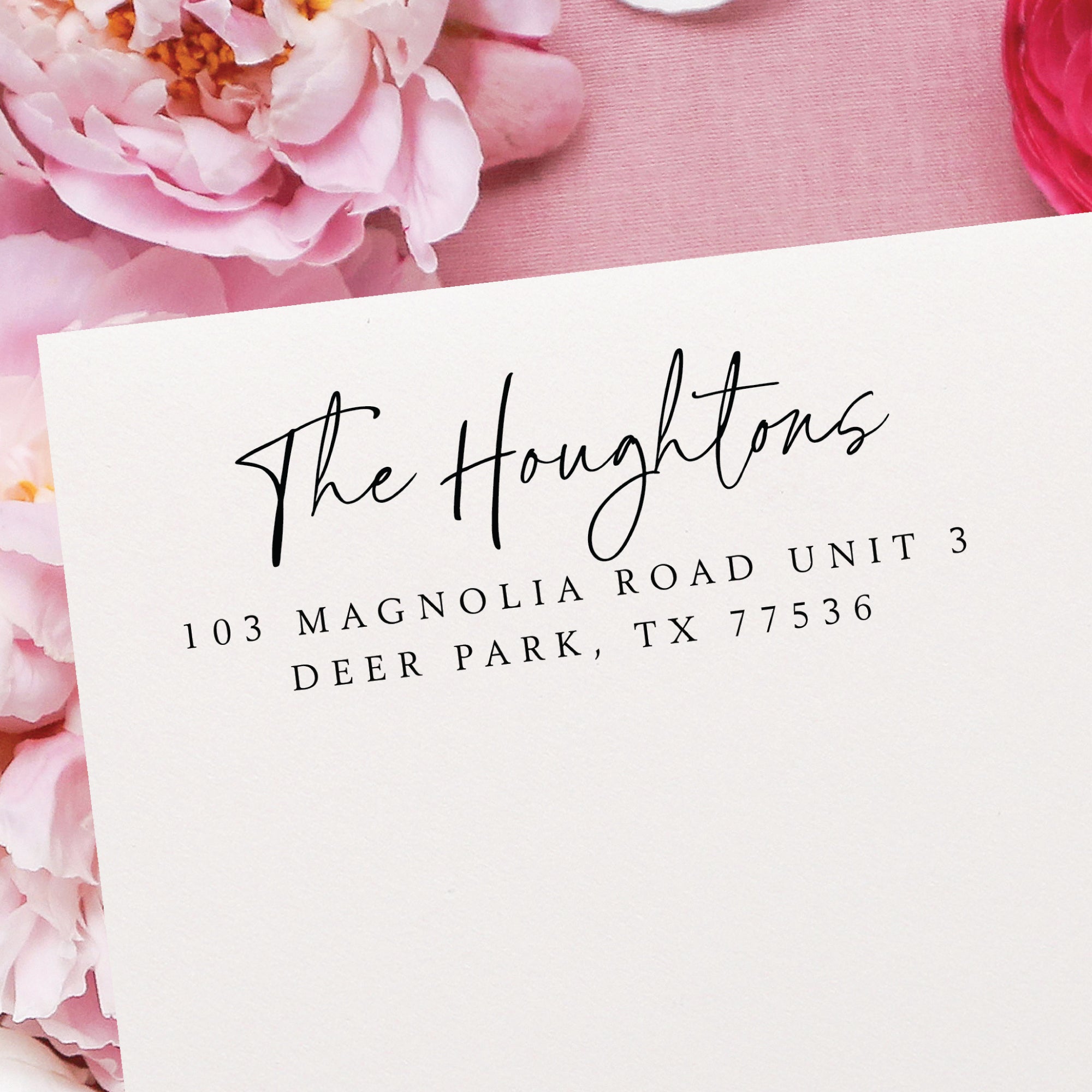 Calligraphy Return Address Stamp v2