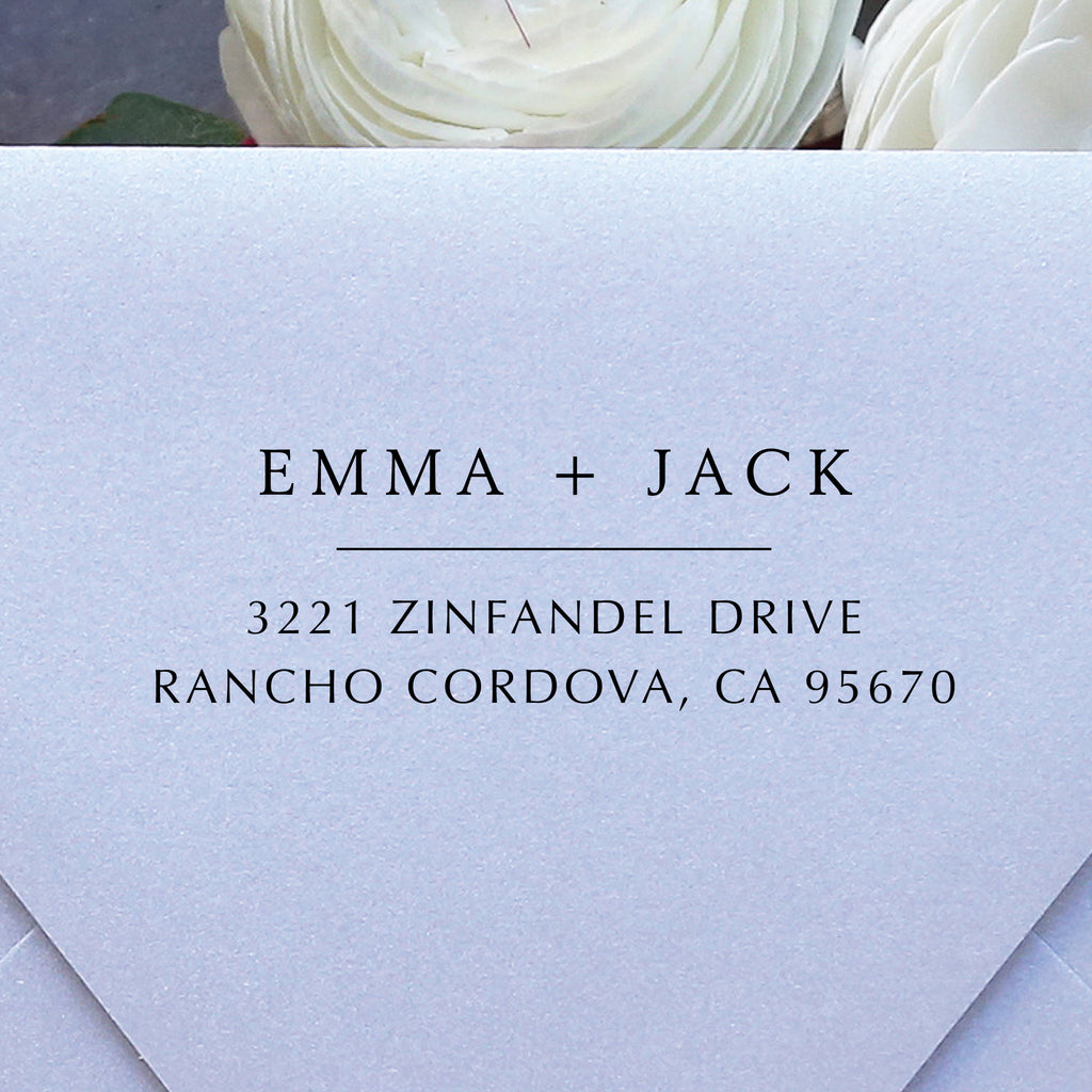 Modern Classic Return Address Stamp v1