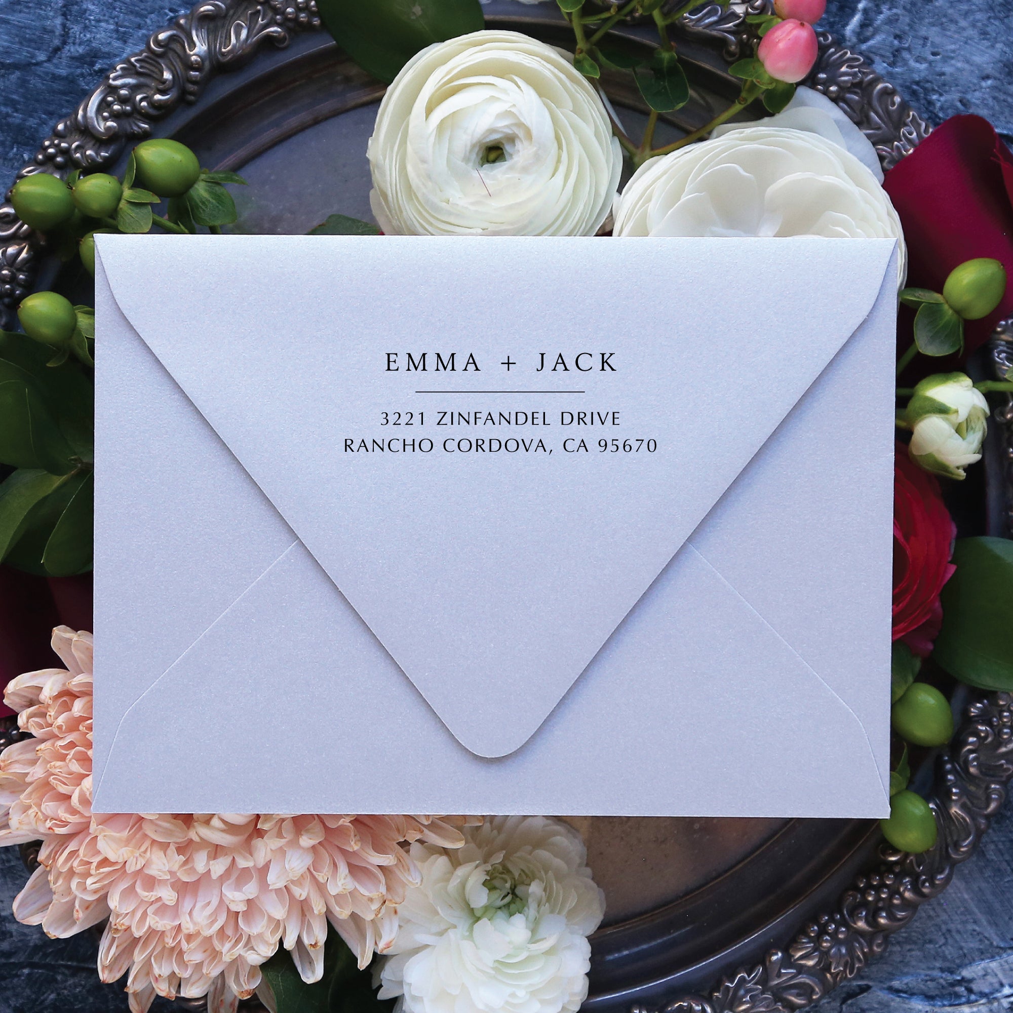 Modern Classic Return Address Stamp v1