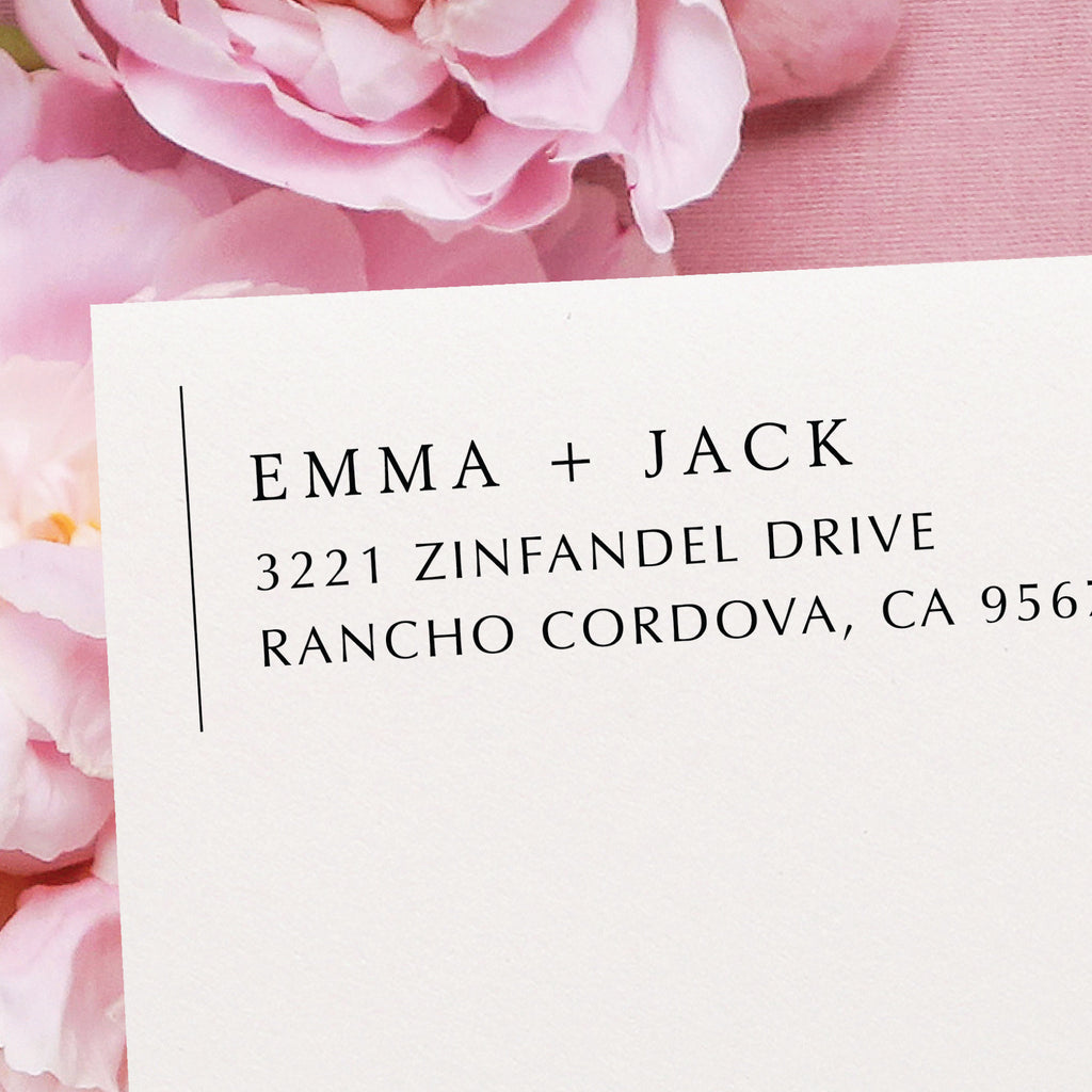 Modern Classic Return Address Stamp v2