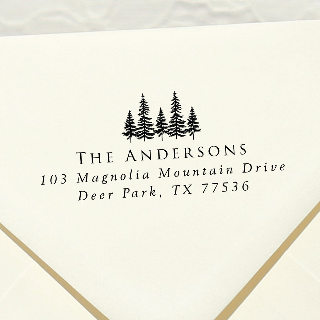 Trees Address Stamp