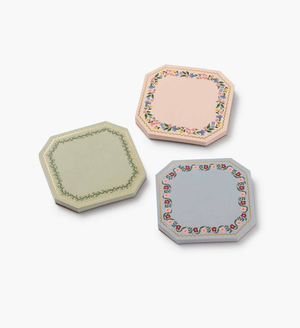 Set of 3 Gemma Mini Notepads by Rifle Paper Co.®