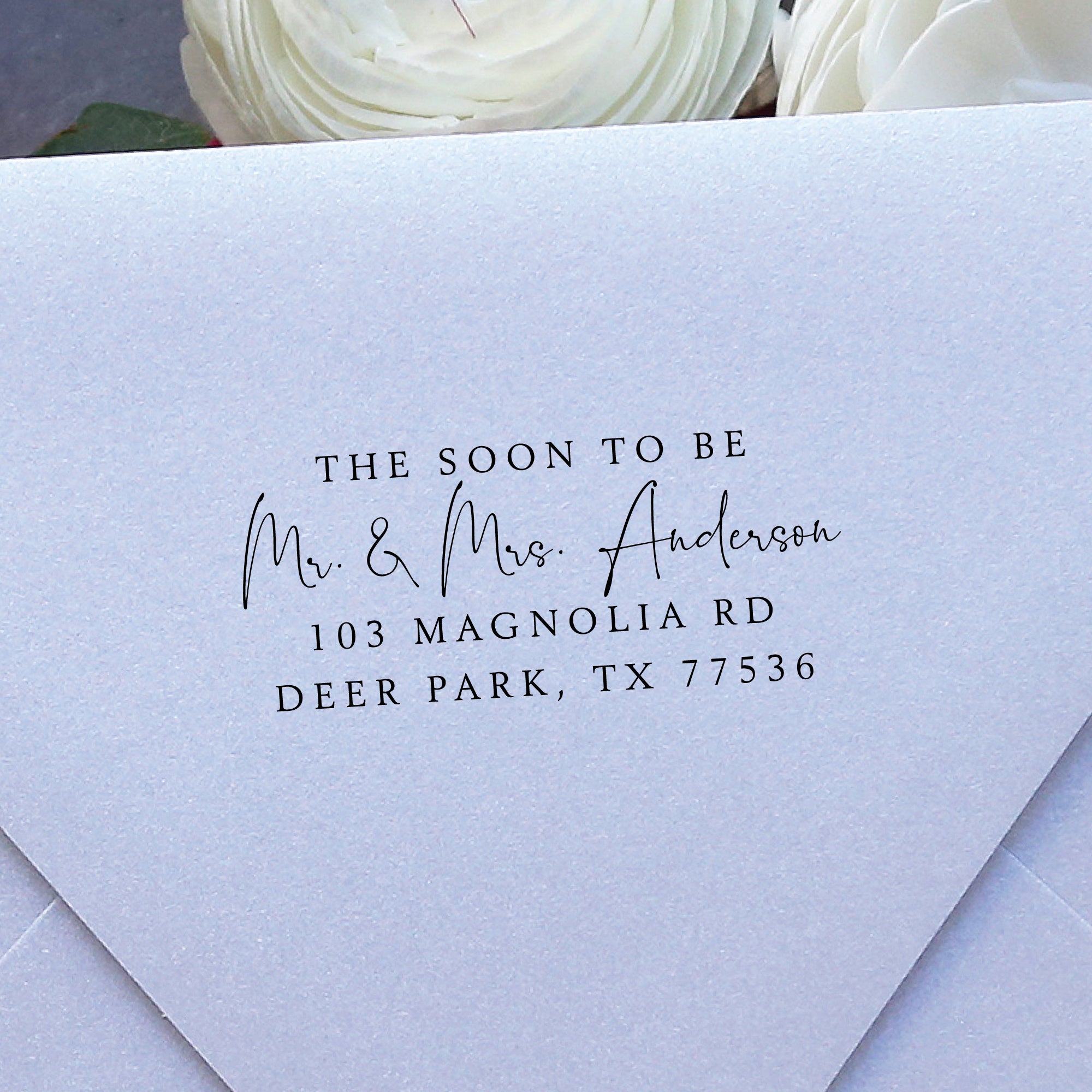 The Soon to Be Mr. & Mrs. Wedding Stamp