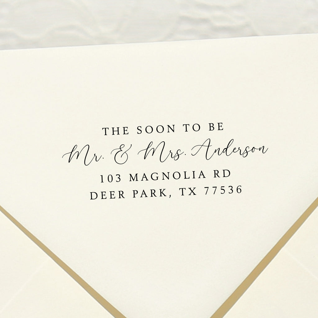 The Soon to Be Mr. & Mrs. Wedding Stamp v2