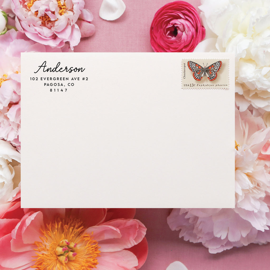 Last Name Return Address Stamp v2