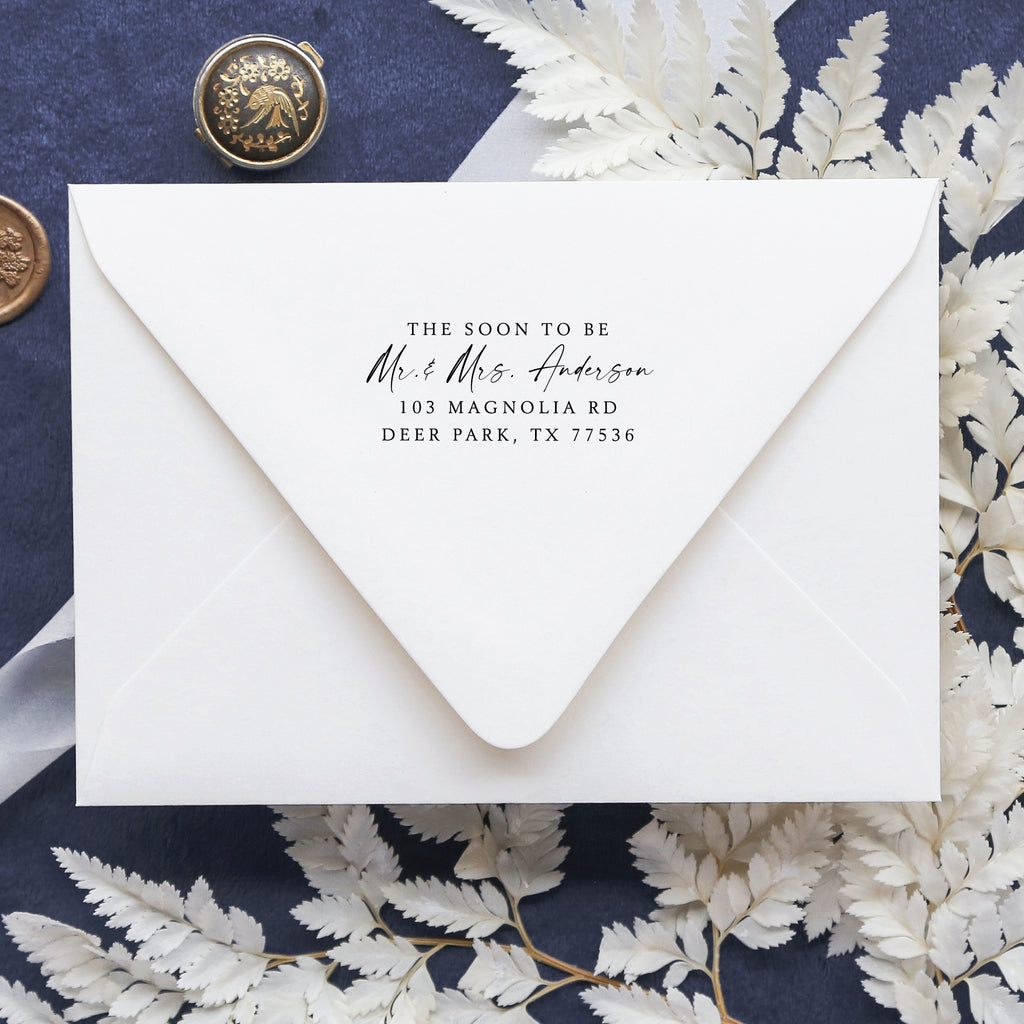 The Soon to Be Mr. & Mrs. Wedding Stamp v3