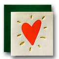 Heart Tiny Greeting Card & Envelope